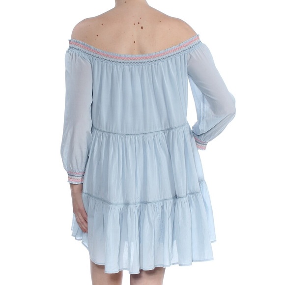 🌸 NWT! Free People Floral Embroidered Shift Dress - Picture 3 of 4